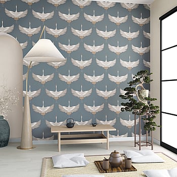 Galerie Wallcoverings Product Code 34531 - The New Design Book Wallpaper Collection - Blue, Beige Colours -  