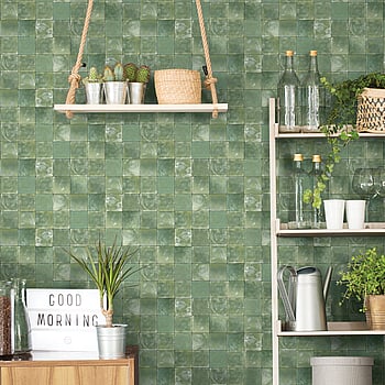Galerie Wallcoverings Product Code 7345 - Evergreen Wallpaper Collection - Dark Green Colours -  