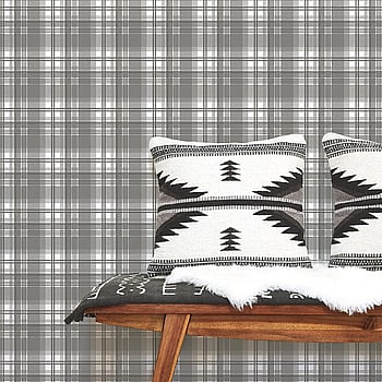 Galerie Wallcoverings Product Code G45071 - Vintage Rose Wallpaper Collection - Grey Black White Colours -  