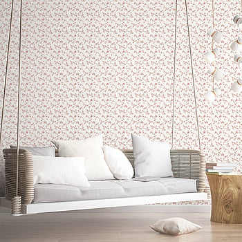 Galerie Wallcoverings Product Code G56648 - Small Prints Wallpaper Collection - Pink Brown Beige Colours -  